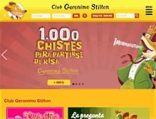 Tablet Screenshot of clubgeronimostilton.es